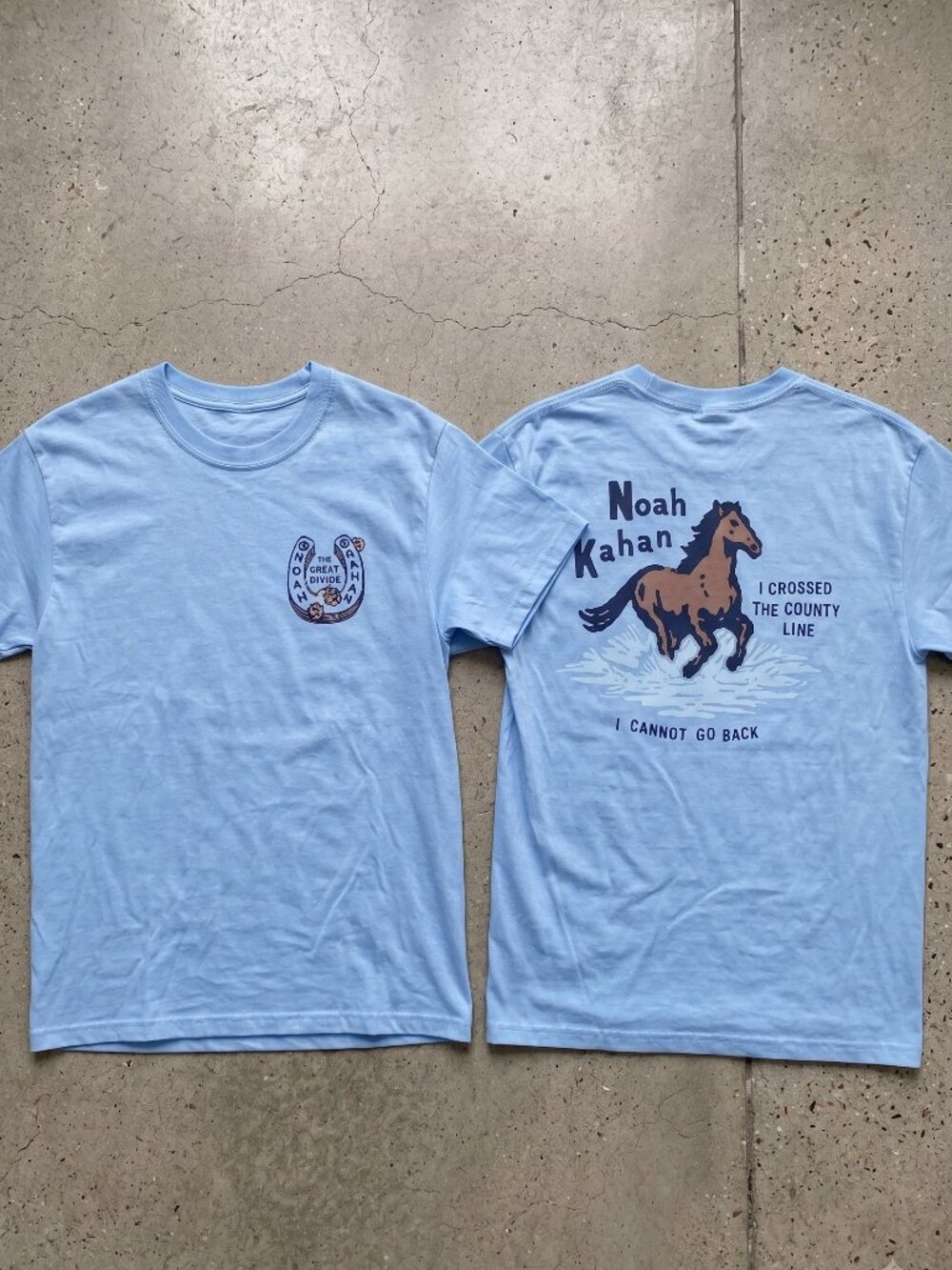 Noah Kahan The Great Divide North American Tour 2026 T-shirt Horse